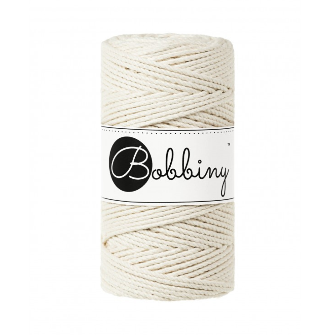 Bobbiny Macramé Rope (3mm) (Natural)