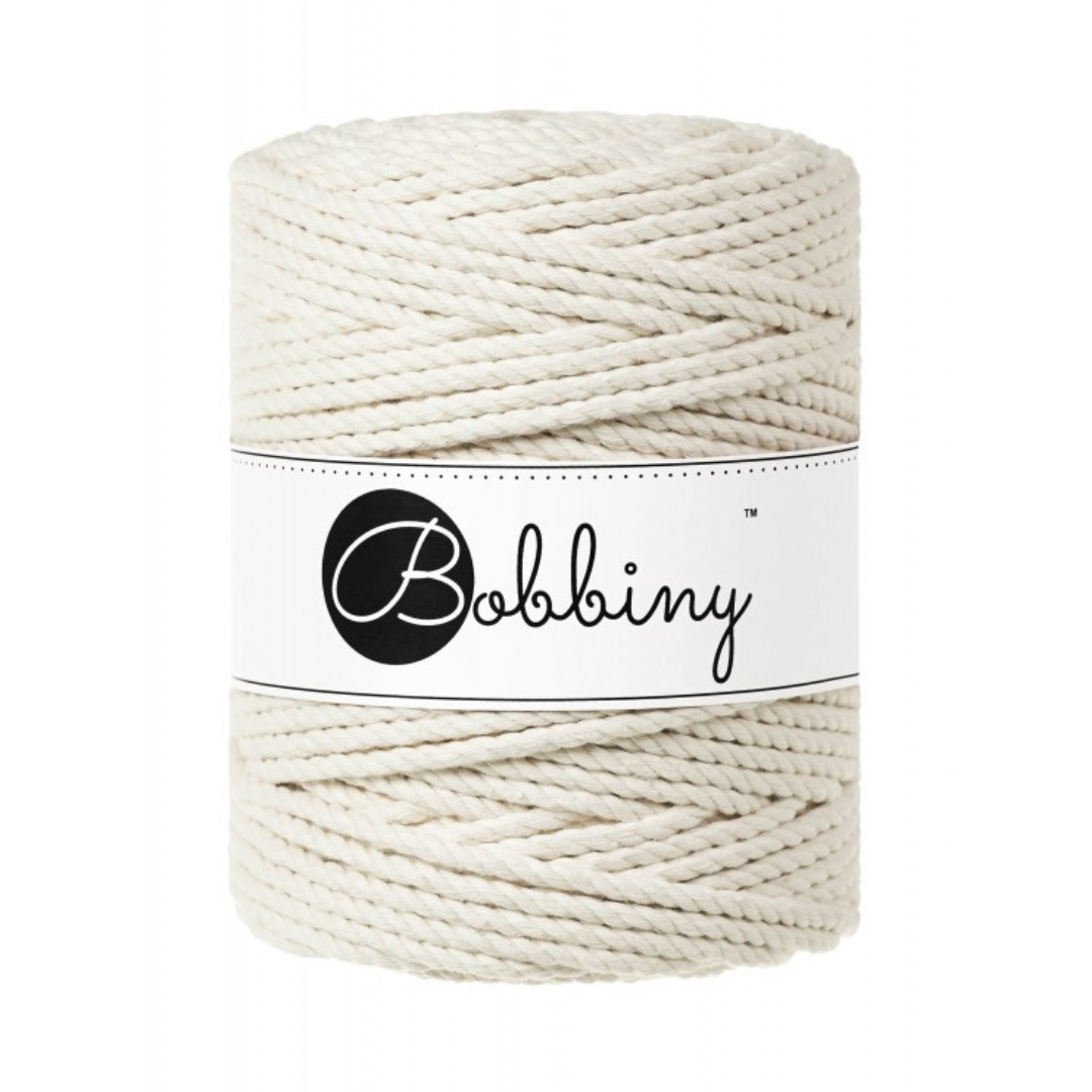 Bobbiny Macramé Rope (5mm) (Natural)