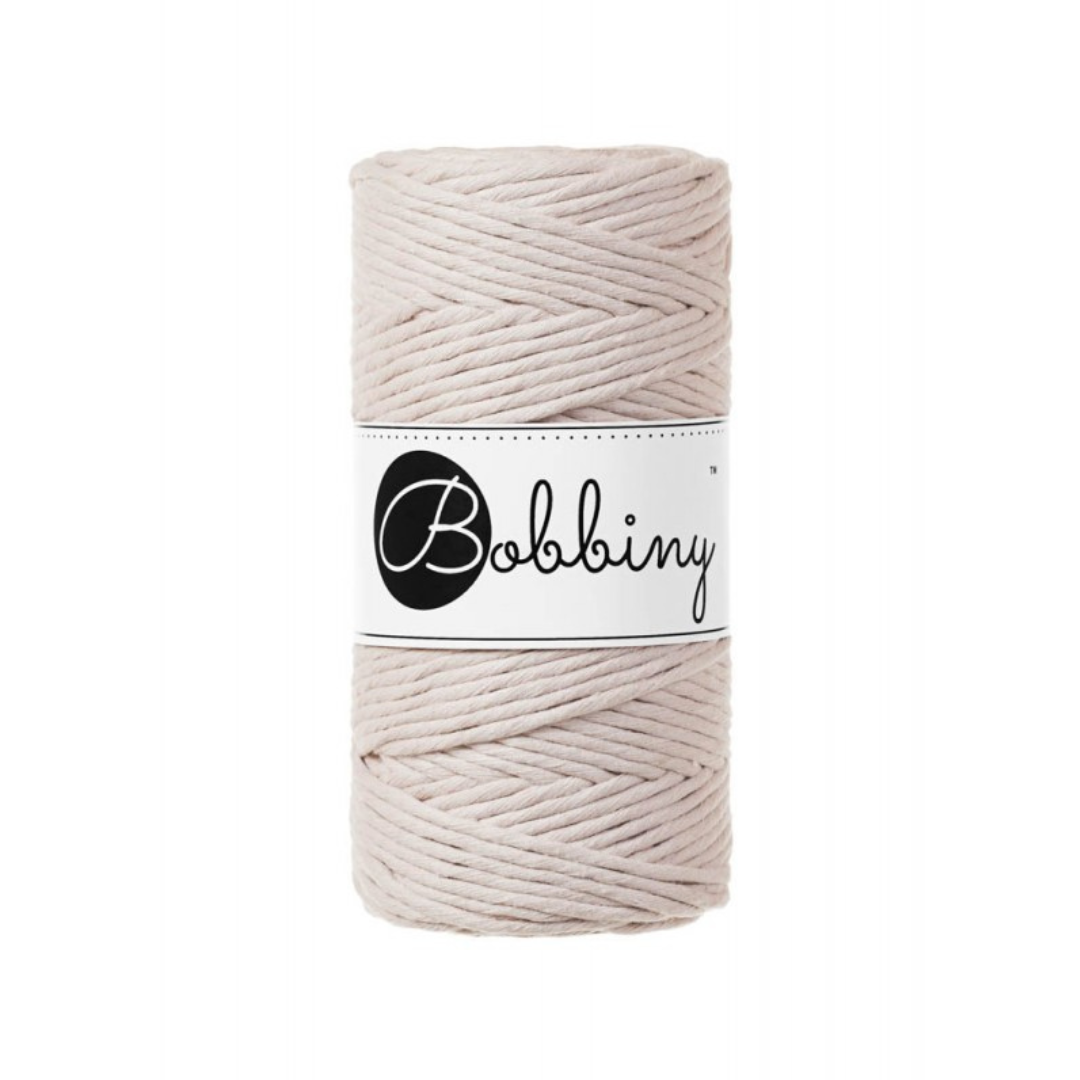 Bobbiny Macramé Cord (3mm) (Nude)