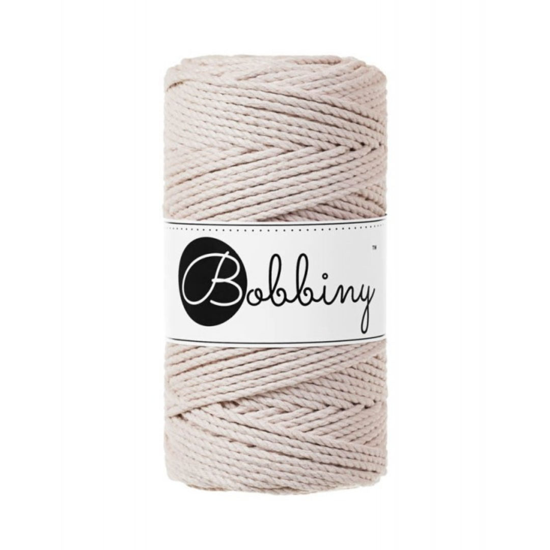 Bobbiny Macramé Rope (3mm) (Nude)
