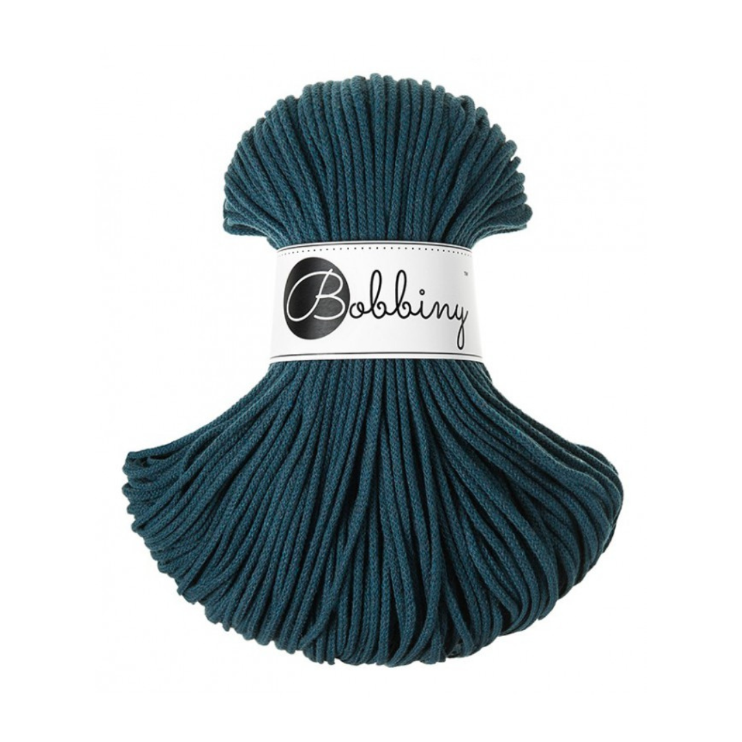 Bobbiny Junior Braided Yarn (Peacock Blue)