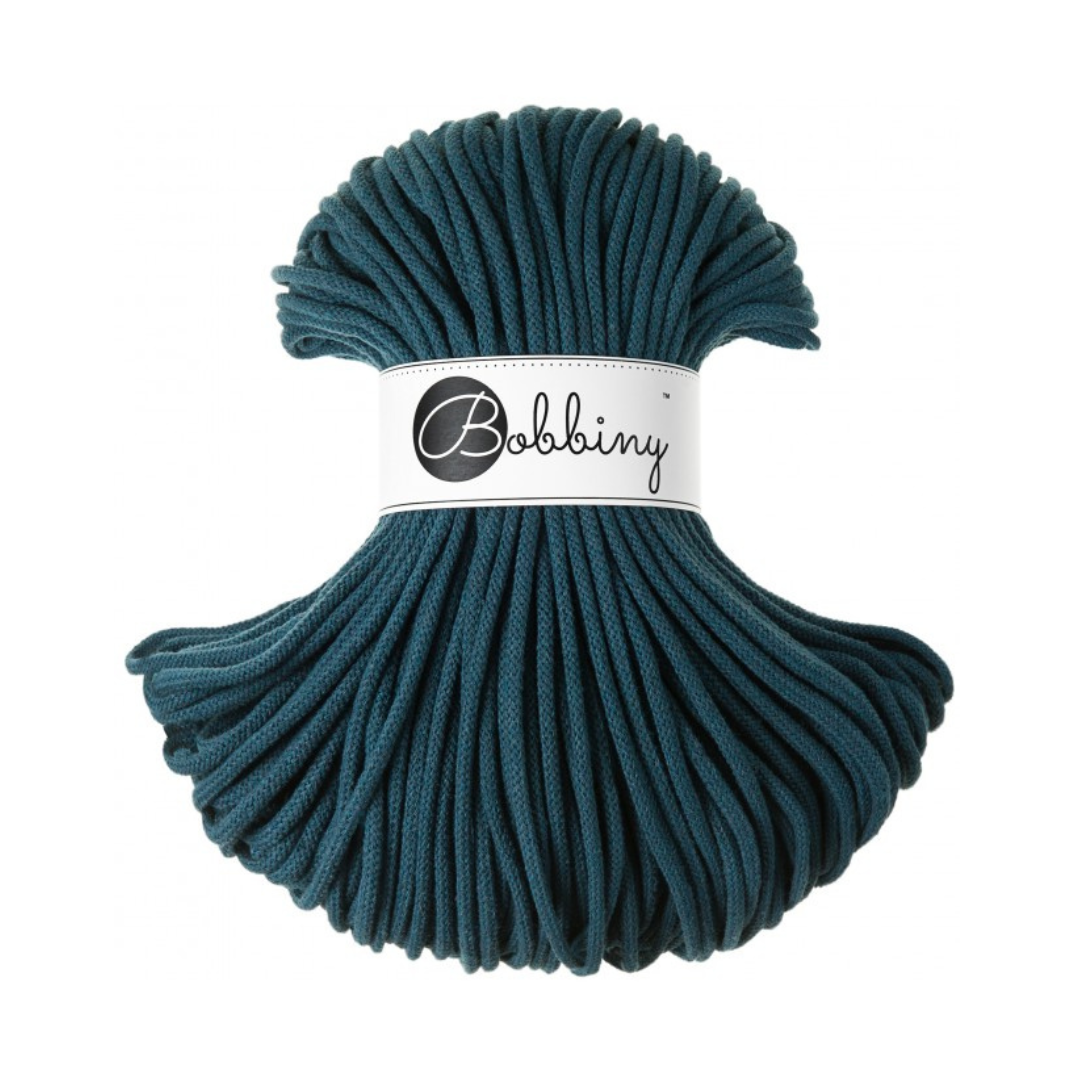 Bobbiny Premium Braided Yarn (Peacock Blue)