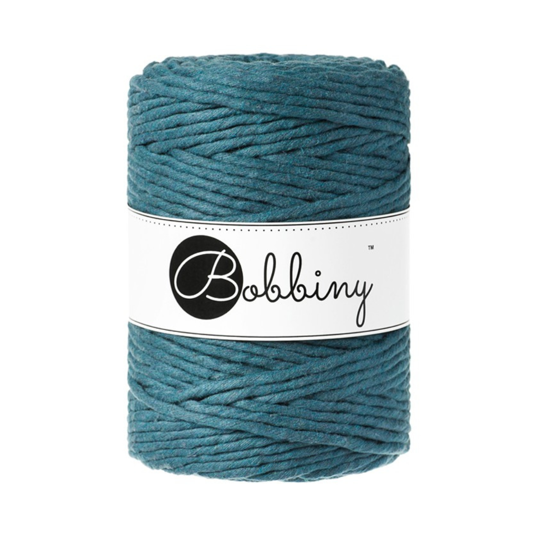Bobbiny Macramé Cord (5mm) (Peacock Blue)