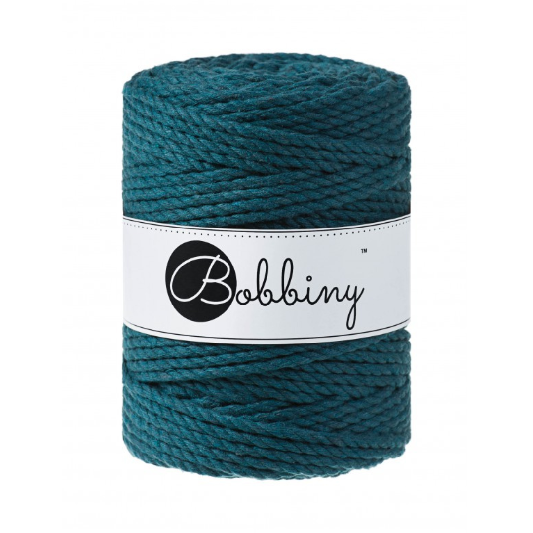 Bobbiny Macramé Rope (5mm) (Peacock Blue)