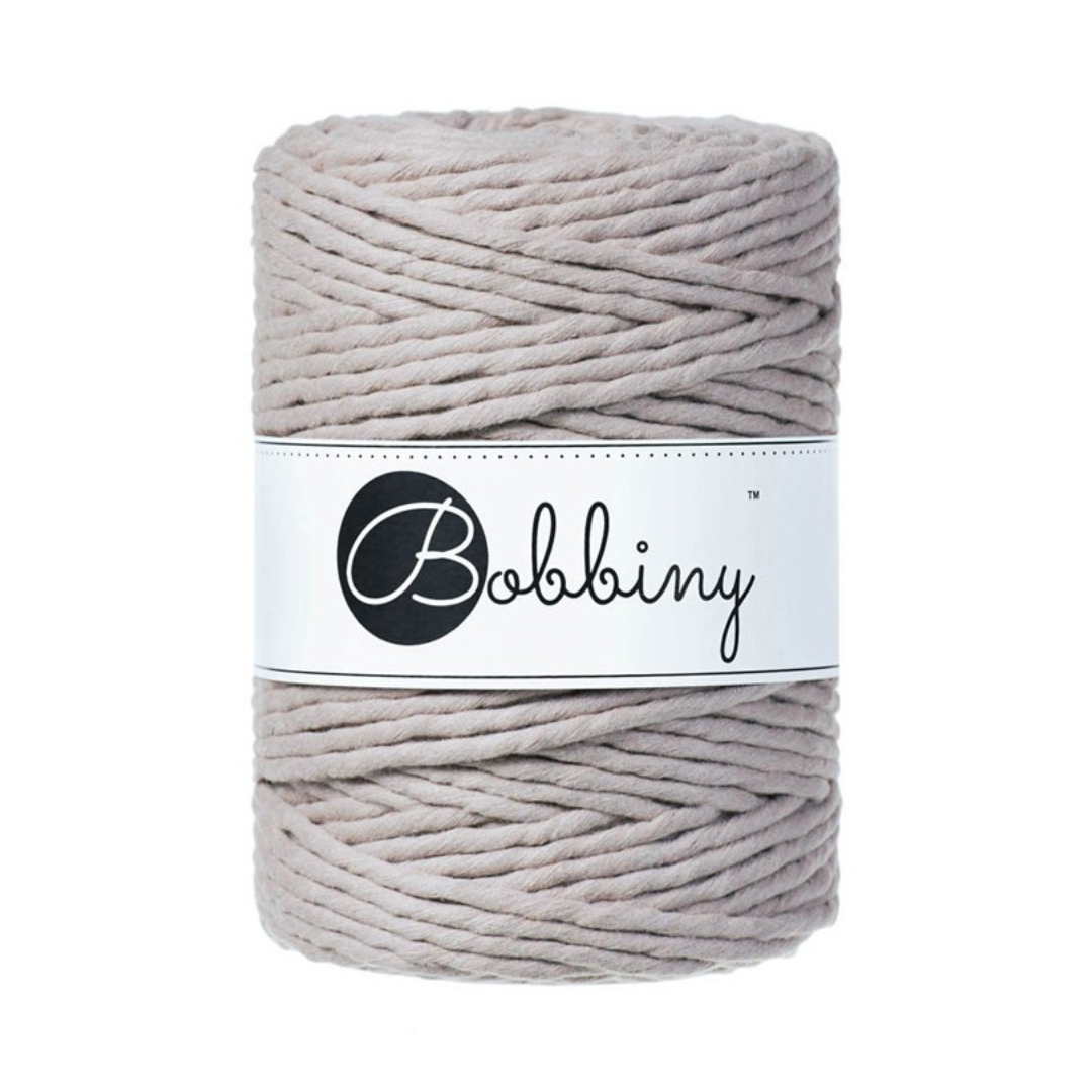 Bobbiny Macramé Cord (5mm) (Pearl)