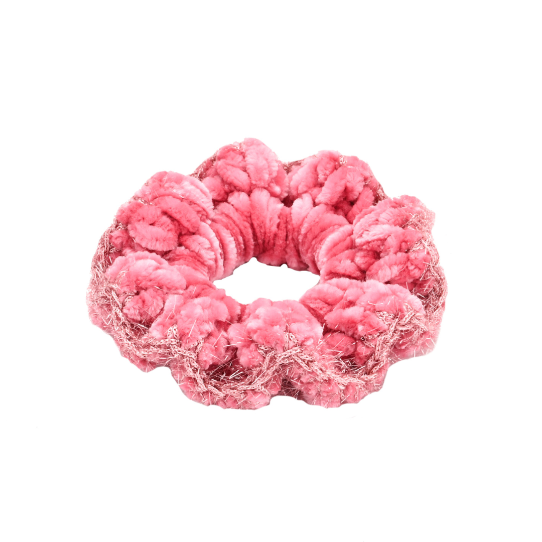 Handmayd Velvet Scrunchie (Pretty Pink)