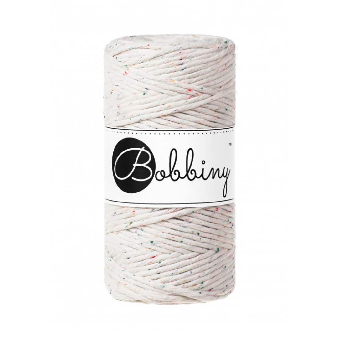 Bobbiny Macramé Cord (3mm) (Rainbow Dust)