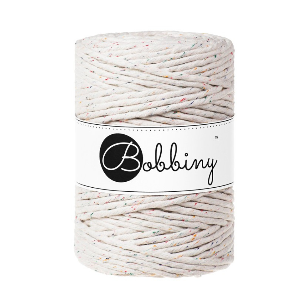 Bobbiny Macramé Cord (5mm) (Rainbow Dust)