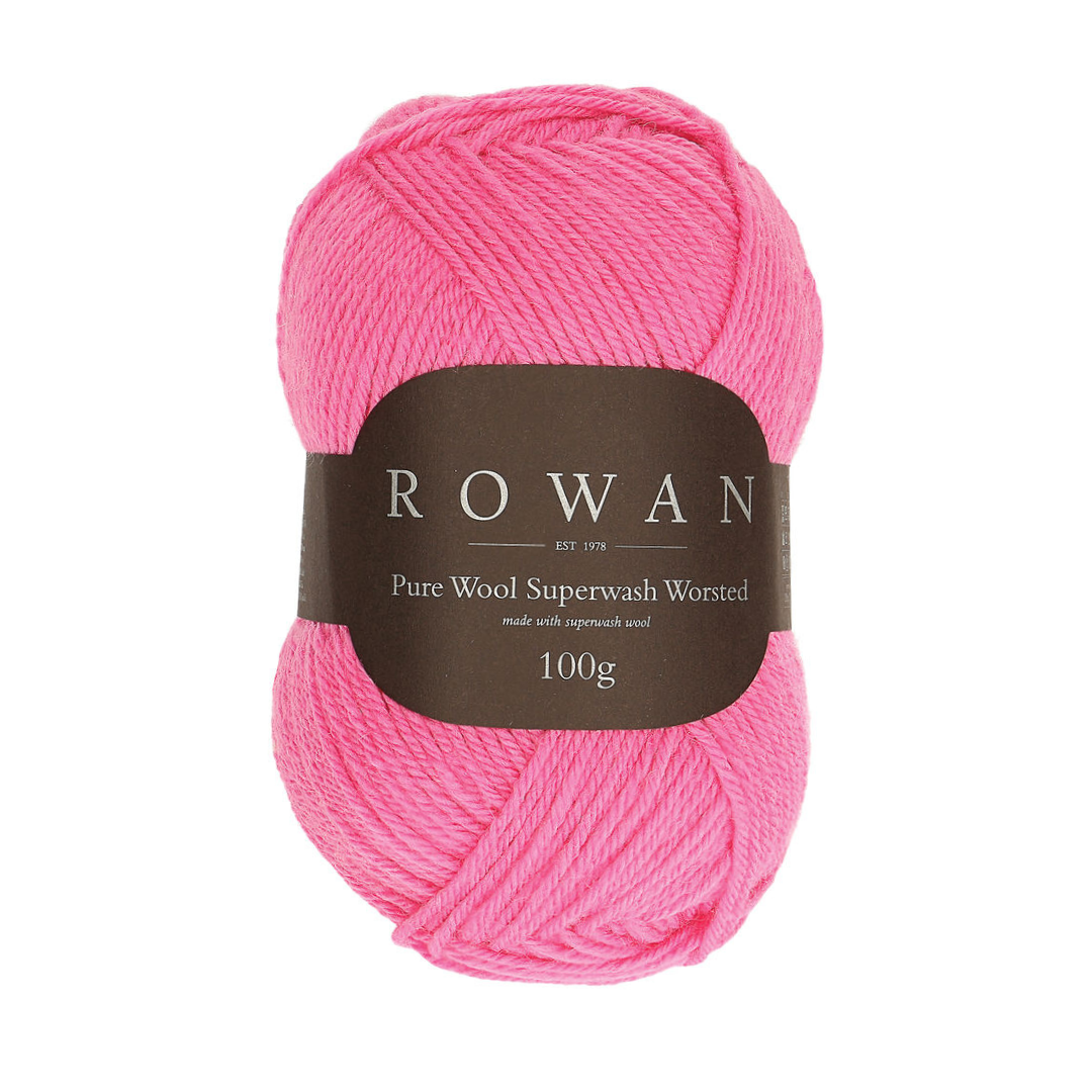 Rowan Pure Wool Superwash Worsted Yarn (Rose)