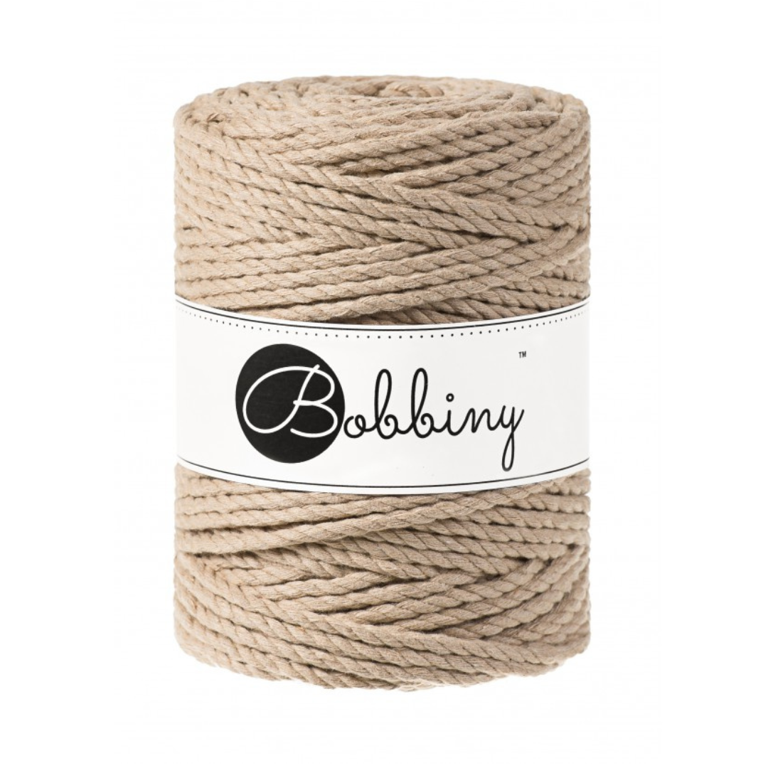 Bobbiny Macramé Rope (5mm) (Sand)
