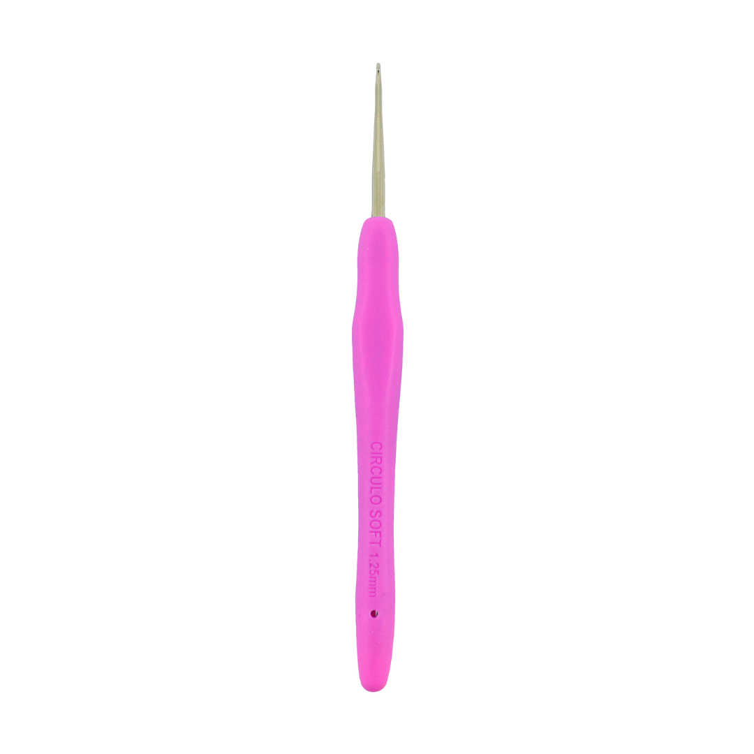 Circulo Silicone Handle Crochet Hook (1.25mm)