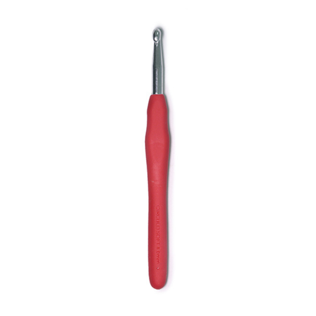 Circulo Silicone Handle Crochet Hook (6mm)