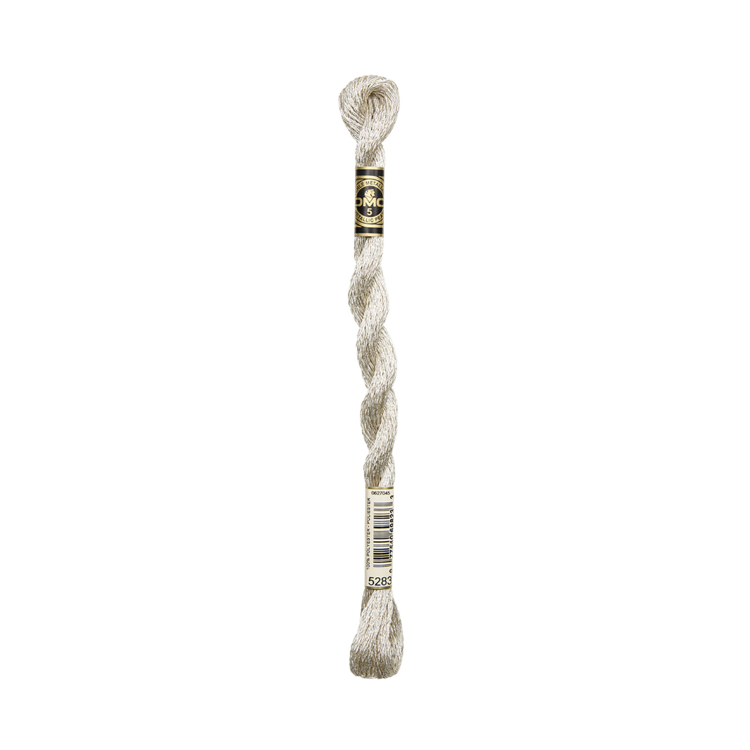 DMC Metallic Pearl Embroidery Thread (Silver)