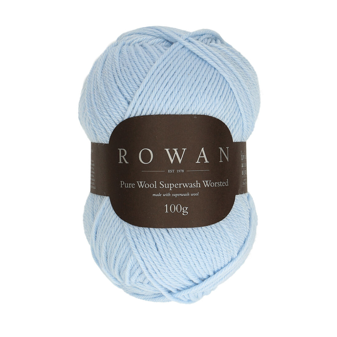 Rowan Pure Wool Superwash Worsted Yarn (Sky)