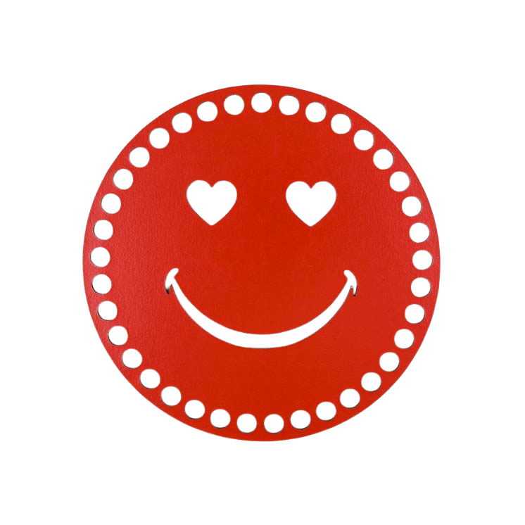 Handmayk Crochet Wood Base (Happy and In Love)