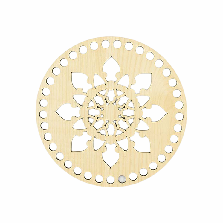 Handmayk Crochet Wood Base (Star)