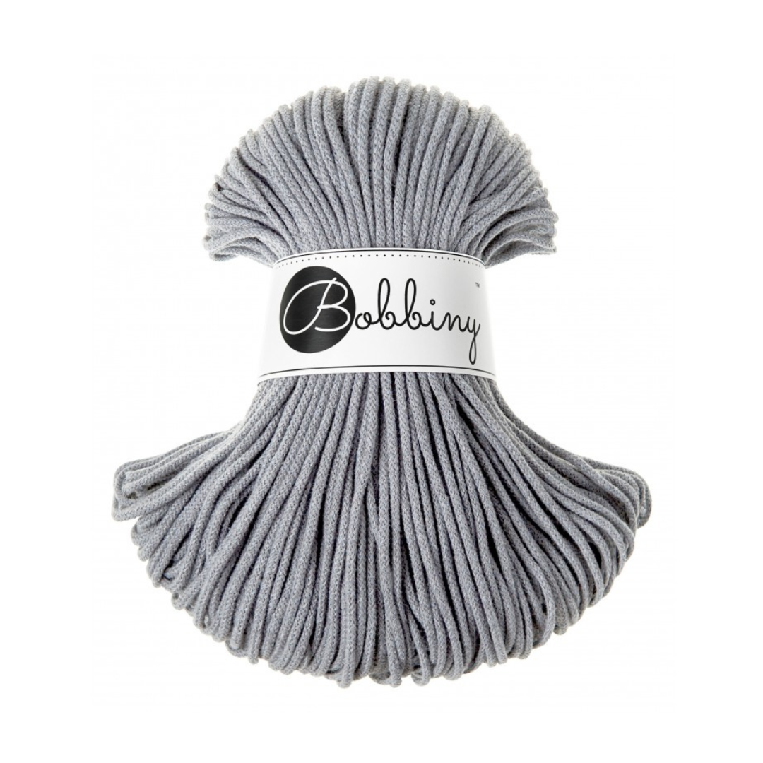 Bobbiny Junior Braided Yarn (Steel)