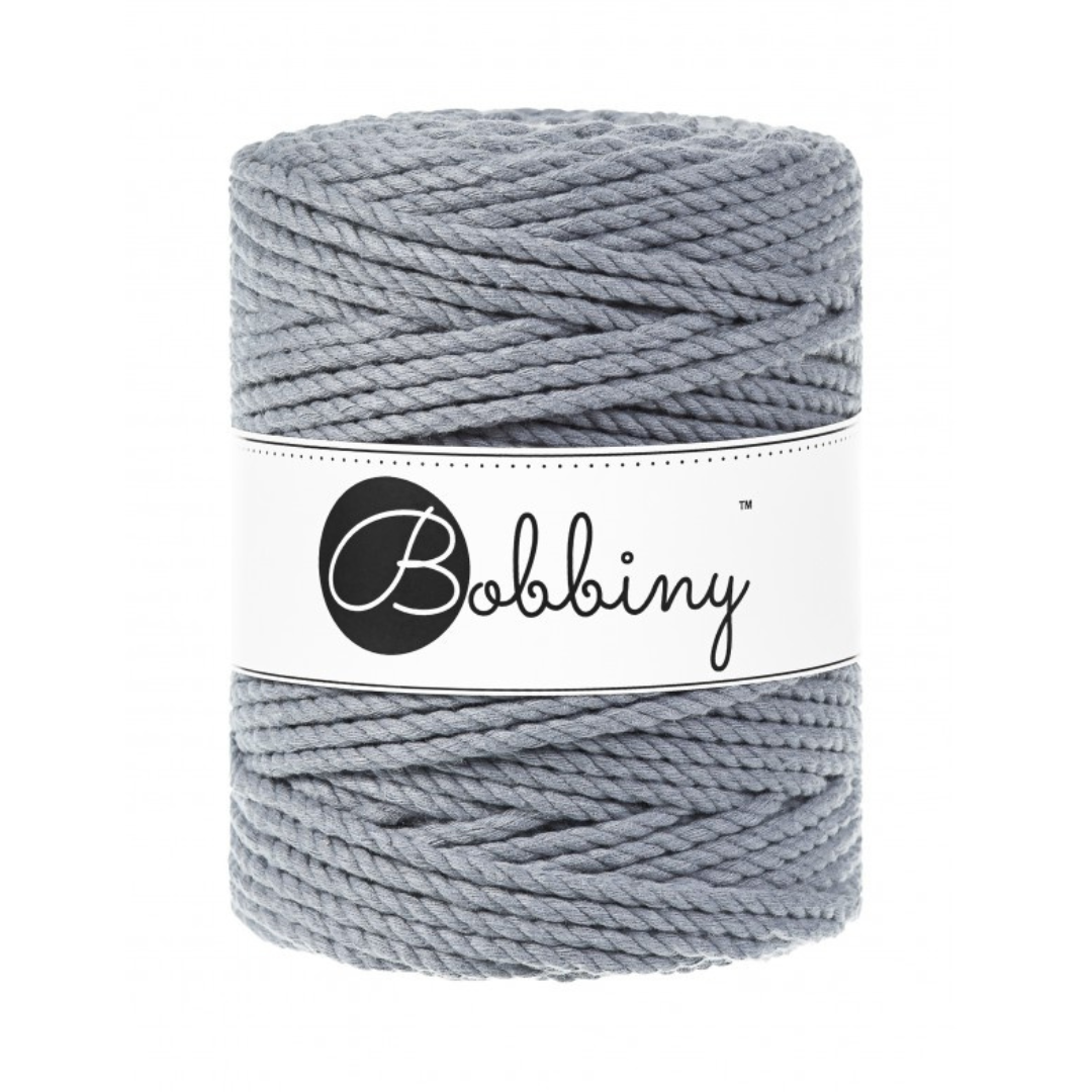 Bobbiny Macramé Rope (5mm) (Steel)