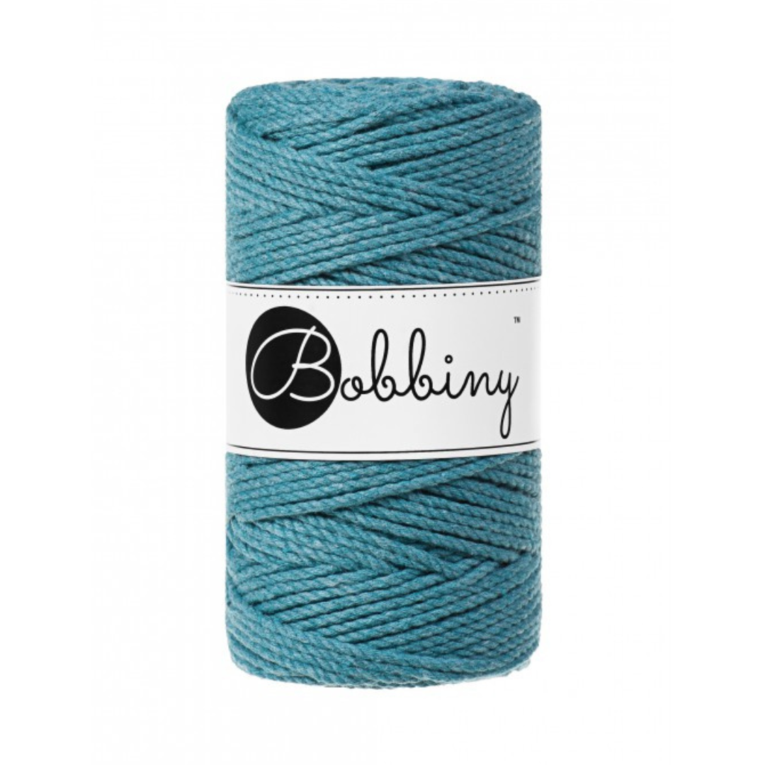 Bobbiny Macramé Rope (3mm) (Teal)