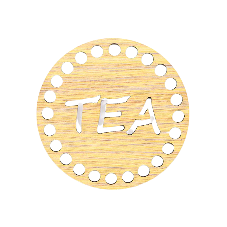 Handmayk Crochet Wood Base (Tea Time)