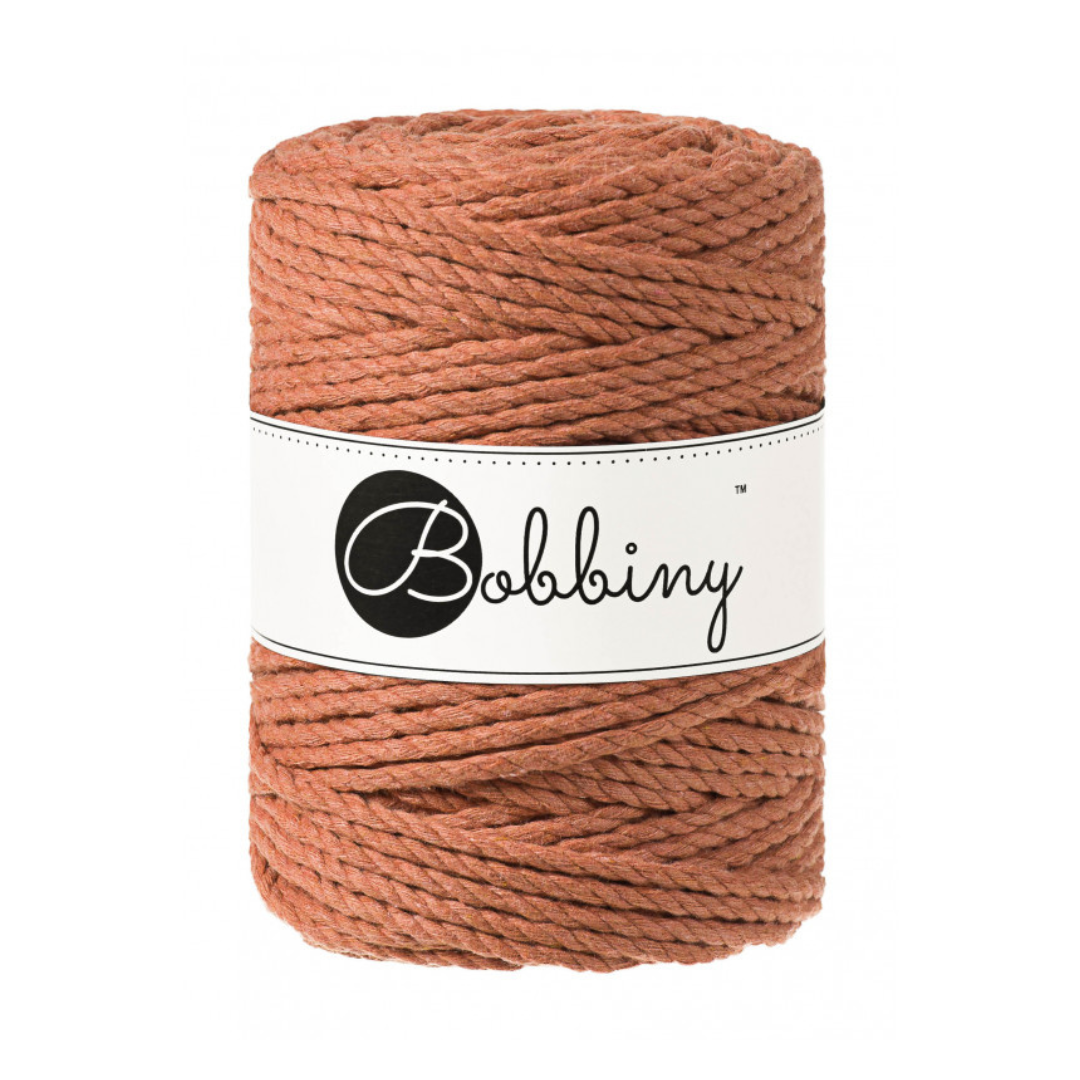 Bobbiny Macramé Rope (5mm) (Terracotta)