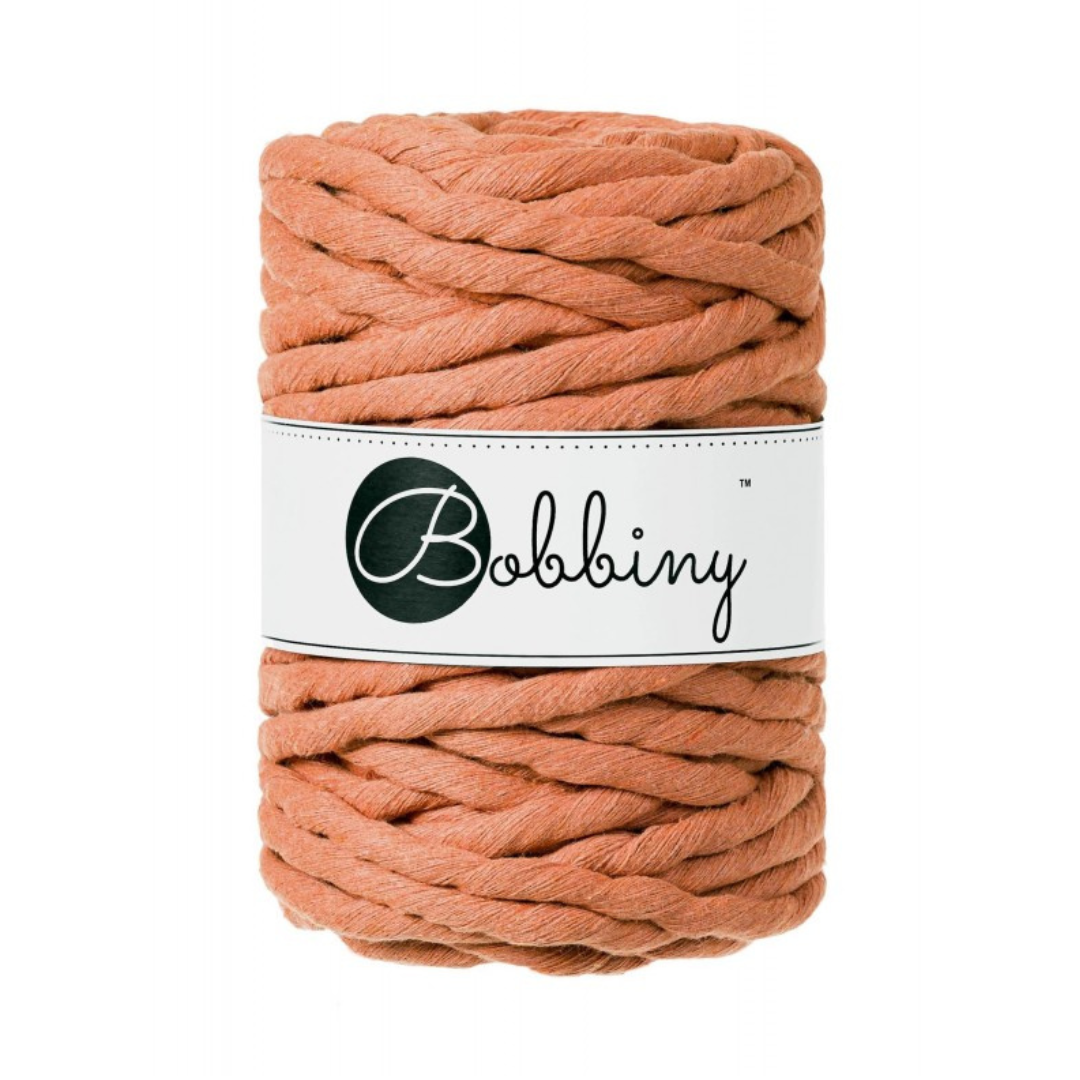 Bobbiny Macramé Cord (9mm) (Terracotta)