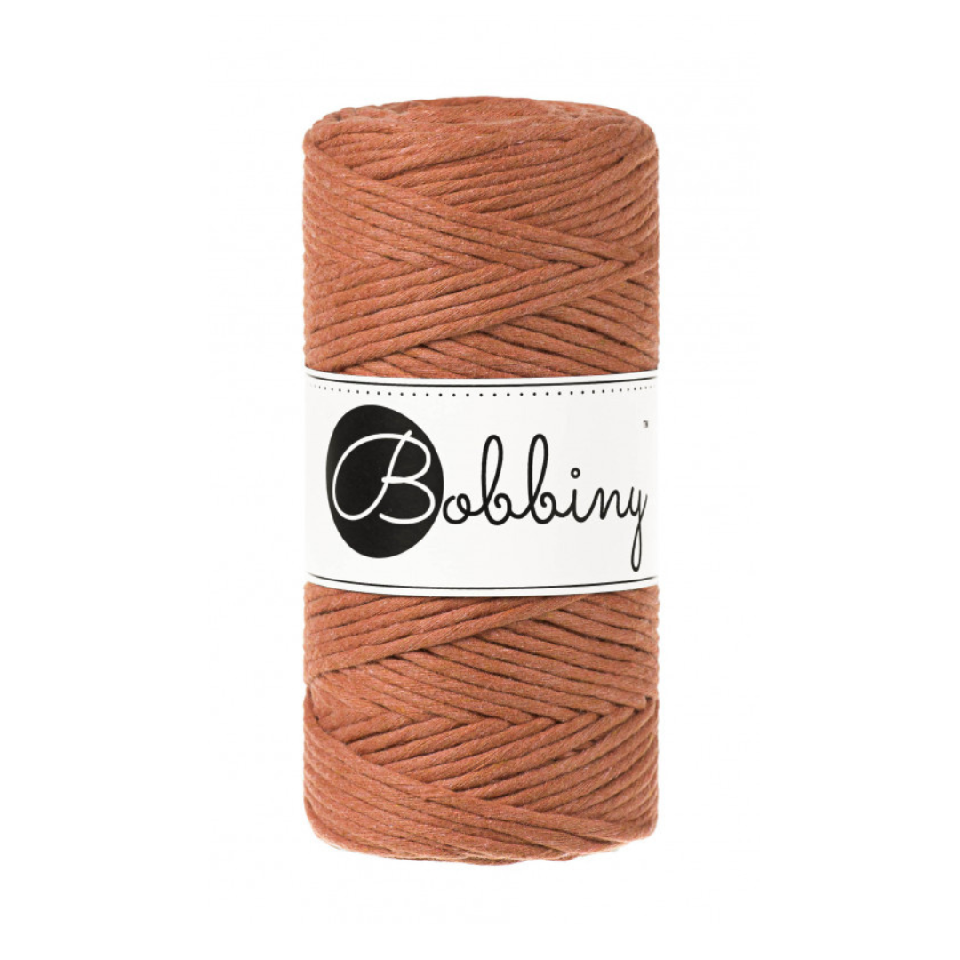 Bobbiny Macramé Cord (3mm) (Terracotta)