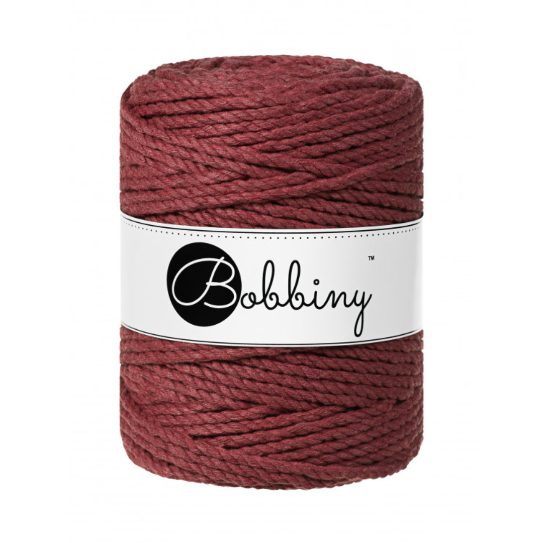 Bobbiny Macramé Rope (5mm) (Wild Rose)